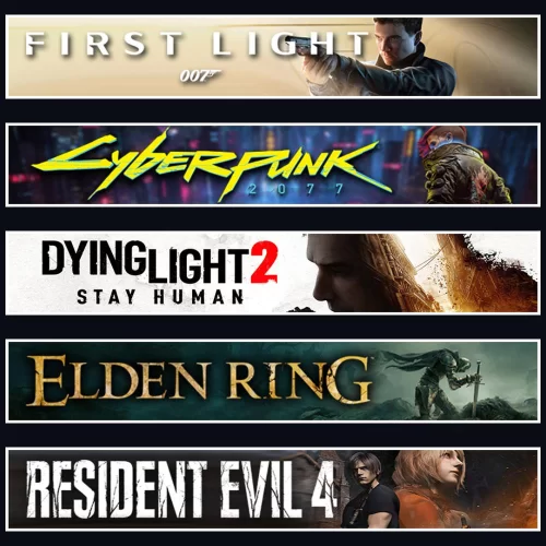 007 +Cyberpunk +DY2 +Elden +Evil 4